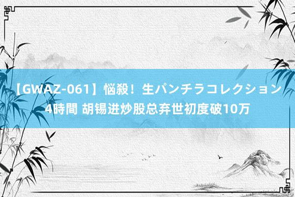 【GWAZ-061】悩殺！生パンチラコレクション 4時間 胡锡进炒股总弃世初度破10万