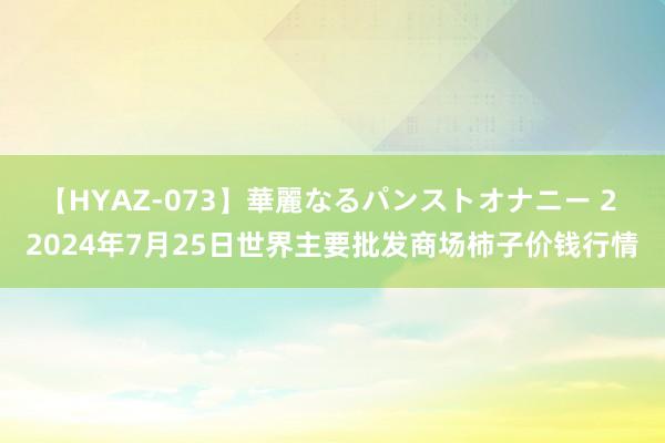 【HYAZ-073】華麗なるパンストオナニー 2 2024年7月25日世界主要批发商场柿子价钱行情